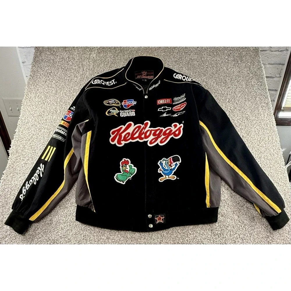 Vintage Kellogg's NASCAR Tony The Tiger Adidas 3XL Jacket Mark Martin NASCAR